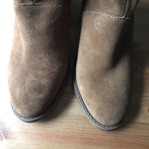 Steve Madden brown suede heeled ankle boots - Picture 4 of 9